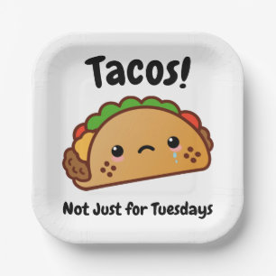 Funny Tacos sind nicht nur dienstags Pappteller