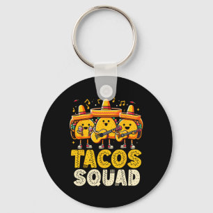 Funny Tacos Squad Cinco De Mayo Mexican Party Taco Schlüsselanhänger