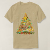Funny Tacos Weihnachtsbaum Ugly Weihnachtskraut T-Shirt (Design vorne)