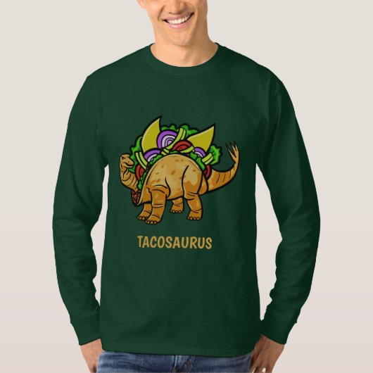 Funny TACOSAURUS Custom Shirts & Jacken (Vorderseite)