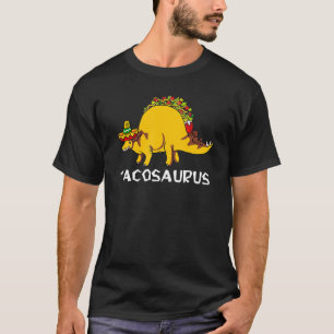 Funny Tacosaurus Kids Mens Womens Taco Dinosaurier T-Shirt
