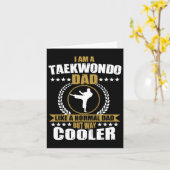 Funny Tae Kwon Do Fighter Vater Taekwondo for Men Karte (Gelbe Blume)