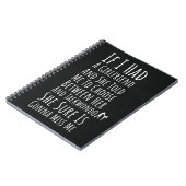 Funny Taekwondo Gifts For Him Martial Arts Men Boy Notizblock (Linke Seite)