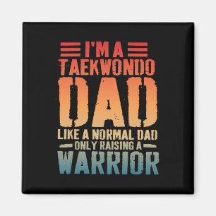 Funny Taekwondo Vater Wie normaler Vater Taekwondo Magnet
