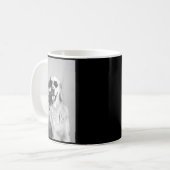 Funny Tail Dog Golden Retriever With Sungles Marti Kaffeetasse (Vorderseite Links)