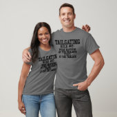 Funny Tailgating Rule, was am Tailgate passiert T-Shirt (Unisex)