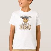 Funny "Take It Easy Bro" Smiley Face T-Shirt (Vorderseite)