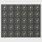 Funny Talented Sun Conure Bird Lover Geschenkpapier (Flach)