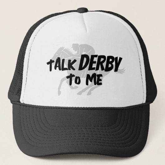 Funny Talk Derby mit Me Trucker Hat Truckerkappe (Vorderseite)