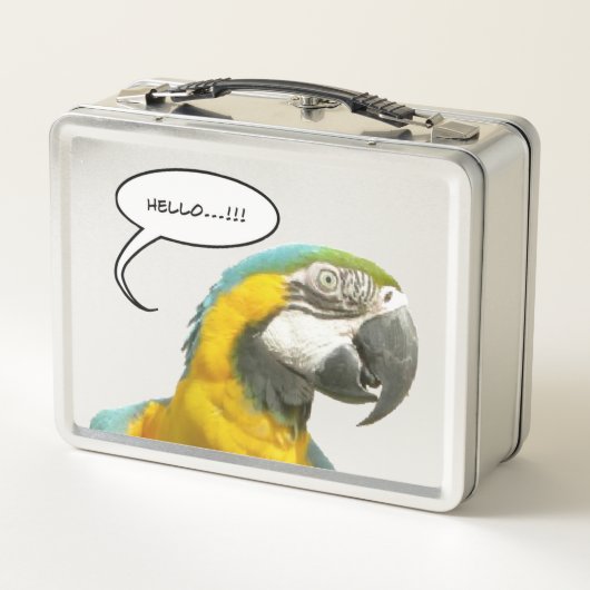 Funny Talking Parrot Lunchbox (Rückseite)