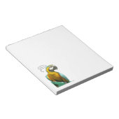 Funny Talking Parrot Notepad Notizblock (angewinkelt)