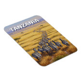 Funny Tansania Serengeti Nationalpark Zebra Magnet (Rechte Seite)