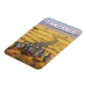 Funny Tansania Serengeti Nationalpark Zebra Magnet (Linke Seite)