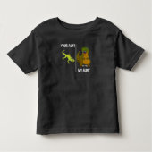Funny Tante Dinosaur Lizard Dino Cool Tante Kleinkind T-shirt (Vorderseite)