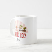 Funny Tante Gift - Personalisierter Cooler Veggie- Kaffeetasse (Vorderseite Links)