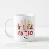 Funny Tante Gift - Personalisierter Cooler Veggie- Kaffeetasse (Links)