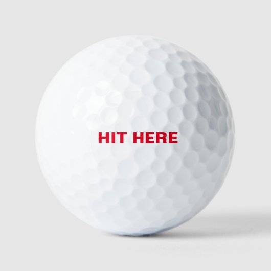 Funny Target Golf Ball (Vorderseite)