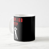 Funny Tariff Terrified Tariffs Anti-Trump Poli Kaffeetasse (Vorderseite Links)