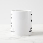 Funny Tariffed Penguins Jumbo-Tasse (Vorderseite)