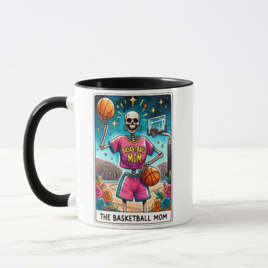 Funny Tarot Card/Basketball Mama Tasse (Links)