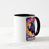Funny Tarot Card /I'm Just Raven Tasse (VorderseiteRechts)
