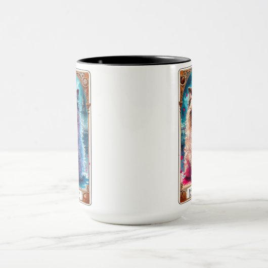 Funny Tarot Card Miserable Chat Tasse (Zentrum)