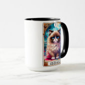Funny Tarot Card Miserable Chat Tasse (VorderseiteRechts)
