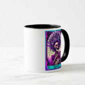 Funny Tarot Card/Mother's Day/Müde Mama Tasse (VorderseiteRechts)