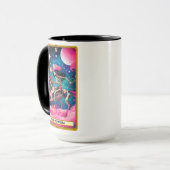 Funny Tarot Card/The Cowgirl Tasse (Vorderseite Links)