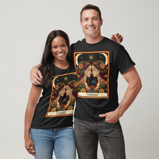 Funny Tarot Card/Zodiac/Gemini T-Shirt (Unisex)