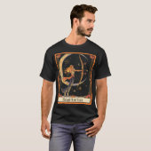 Funny Tarot Card/Zodiac/Schütze T-Shirt (Vorne ganz)