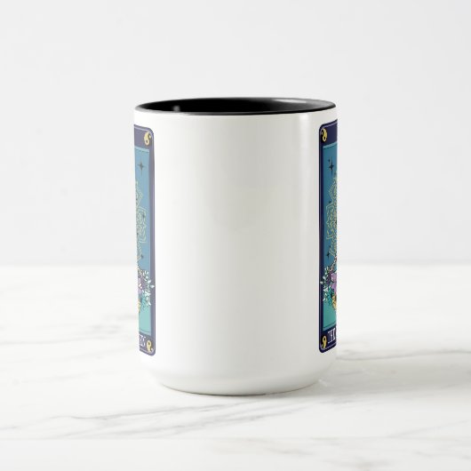 Funny Tarot Das Null-F*cks-Kartenskelett Tasse (Zentrum)