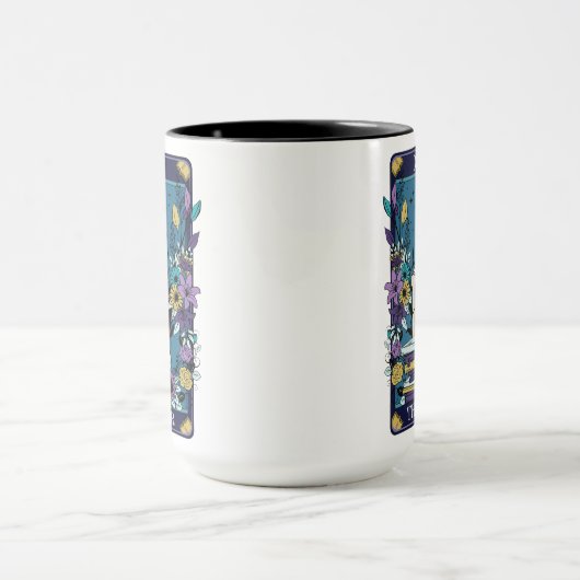 Funny Tarot The Reader Card Skelett Tasse (Zentrum)