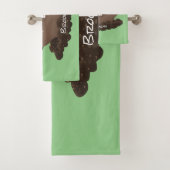 Funny Taschengopher Graben Cartoon Illustration Badhandtuch Set (Insitu)