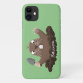 Funny Taschengopher Graben Cartoon Illustration Case-Mate iPhone Hülle (Rückseite)