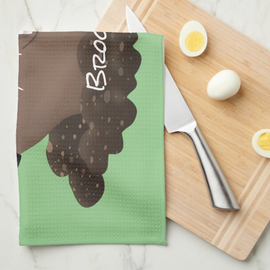 Funny Taschengopher Graben Cartoon Illustration Geschirrtuch (Viertel Falte)