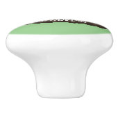 Funny Taschengopher Graben Cartoon Illustration Keramikknauf (Seitenansicht)