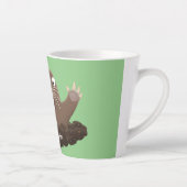 Funny Taschengopher Graben Cartoon Illustration Milchtasse (Rechts)