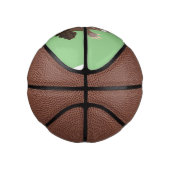 Funny Taschengopher Graben Cartoon Illustration Mini Basketball (Rechts)