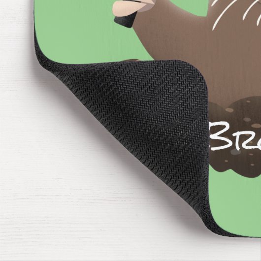 Funny Taschengopher Graben Cartoon Illustration Mousepad (Ecke)