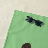 Funny Taschengopher Graben Cartoon Illustration Strandtuch (Beispiel)