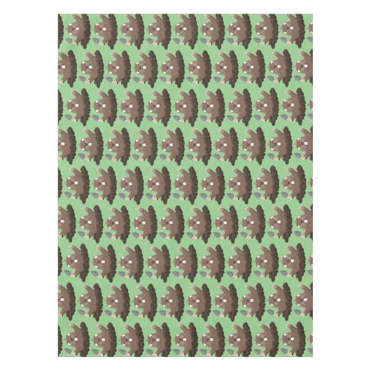 Funny Taschengopher Graben Cartoon Illustration Tischdecke (Vorderseite)