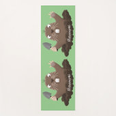 Funny Taschengopher Graben Cartoon Illustration Yogamatte (Vorderseite)