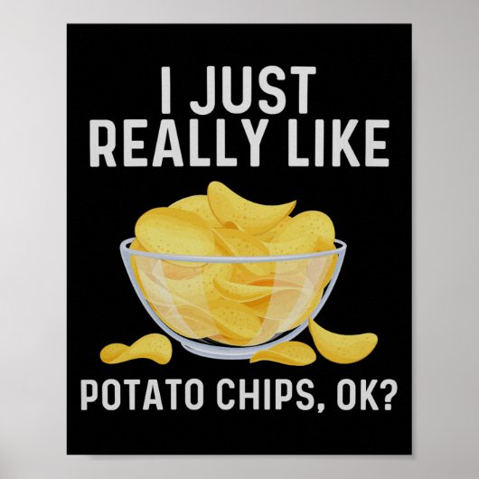 Funny Tato Chips Kunst für Männer Frauen Kinder Be Poster (Vorne)