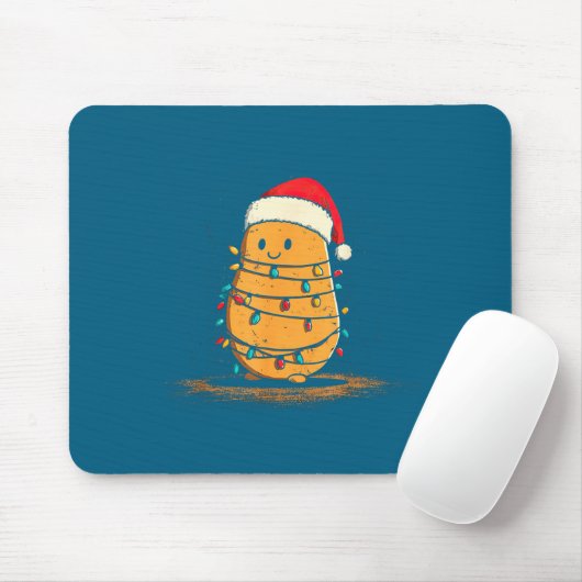 Funny Tato Christmas Graphics Lights Lover  Mousepad (Mit Mouse)
