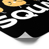 Funny Tato Squad Vegetable Chip Eater French Fries Poster (Ecke)