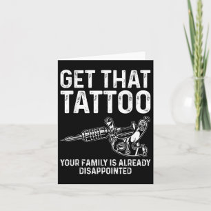 Funny Tattoo Artist Kunst für Männer Frauen Tattoo Karte