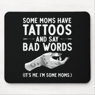 Funny Tattoo Lover Gift - Womens Tribal Tattoo Mam Mousepad