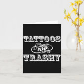Funny Tattoo Quote Design For Gift  Karte (Gelbe Blume)