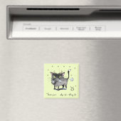 Funny Taurus Zodiac Cat Star Schild Horoskop Kühls Magnet (In Situ (Geschirrspüler))